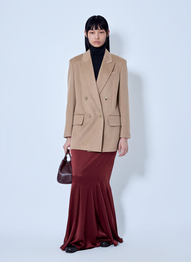 LN-CC® - Max Mara: Olimpia Double-Breasted Blazer - Camel Max Mara Olimpia Double-Breasted Blazer Camel max0266056