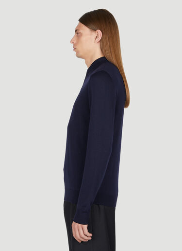 A.P.C. Jerry Polo Sweater Blue apc0153005