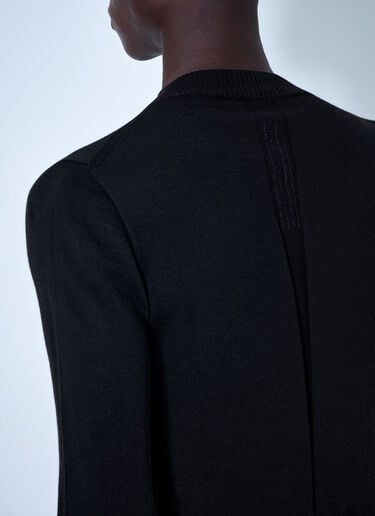 Rick Owens Fine Knit Crewneck Sweater Black ric0165077
