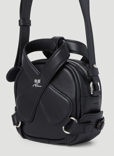 Courrèges Mini Loop X Shoulder Bag Black cou0251047