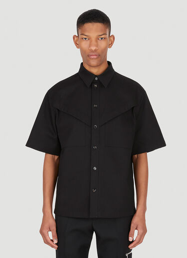 Bottega Veneta Slanted Pocket Shirt Black bov0148010