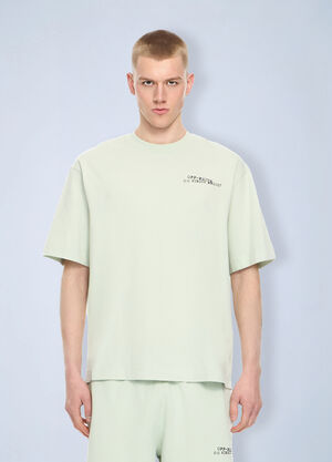 Off-White Type Arrow Skate T-shirt Green ofw0164167