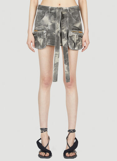 카고 스커트 Blumarine 카고 스커트 그레이 blm0252038