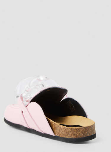 JW Anderson Chain Backless Loafers Pink jwa0247038