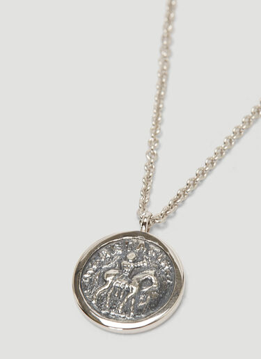 Tom Wood Coin Necklace 27 Silver tmw0136004