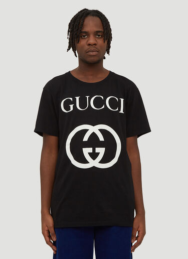 Gucci Interlocking GG T-Shirt Black guc0134030