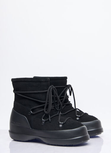 Moon Boot Luna Suede Boots Black mnb0258005