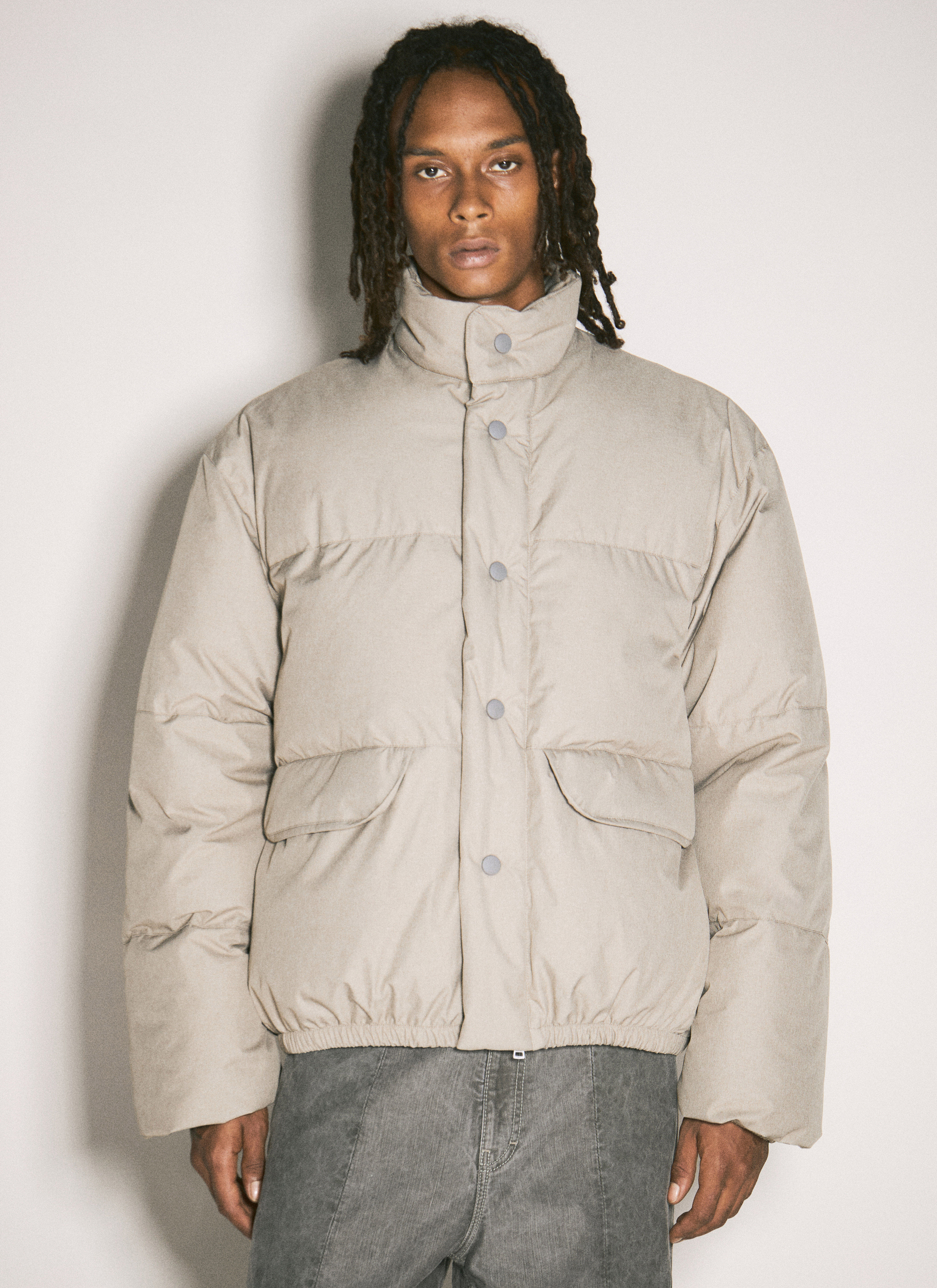 Our Legacy Men s Inhale Puffa Jacket in Beige LN CC