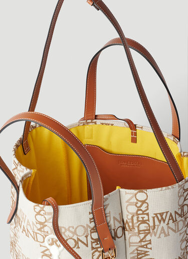 JW Anderson Belt Logo Tote Bag Beige jwa0251027