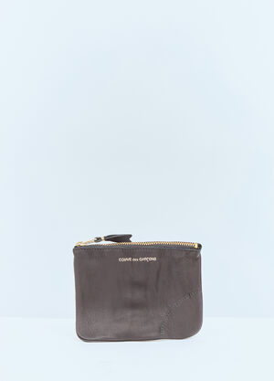 Comme des Garçons Wallet 水洗皮革钱包 黑色 cdw0357009