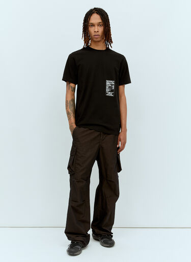 P.A.M. Logo Print T-Shirt Black pam0357005