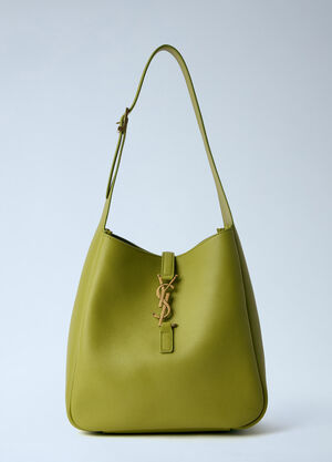 Saint Laurent Le 5 À 7 Supple Small Shoulder Bag Green sla0263075