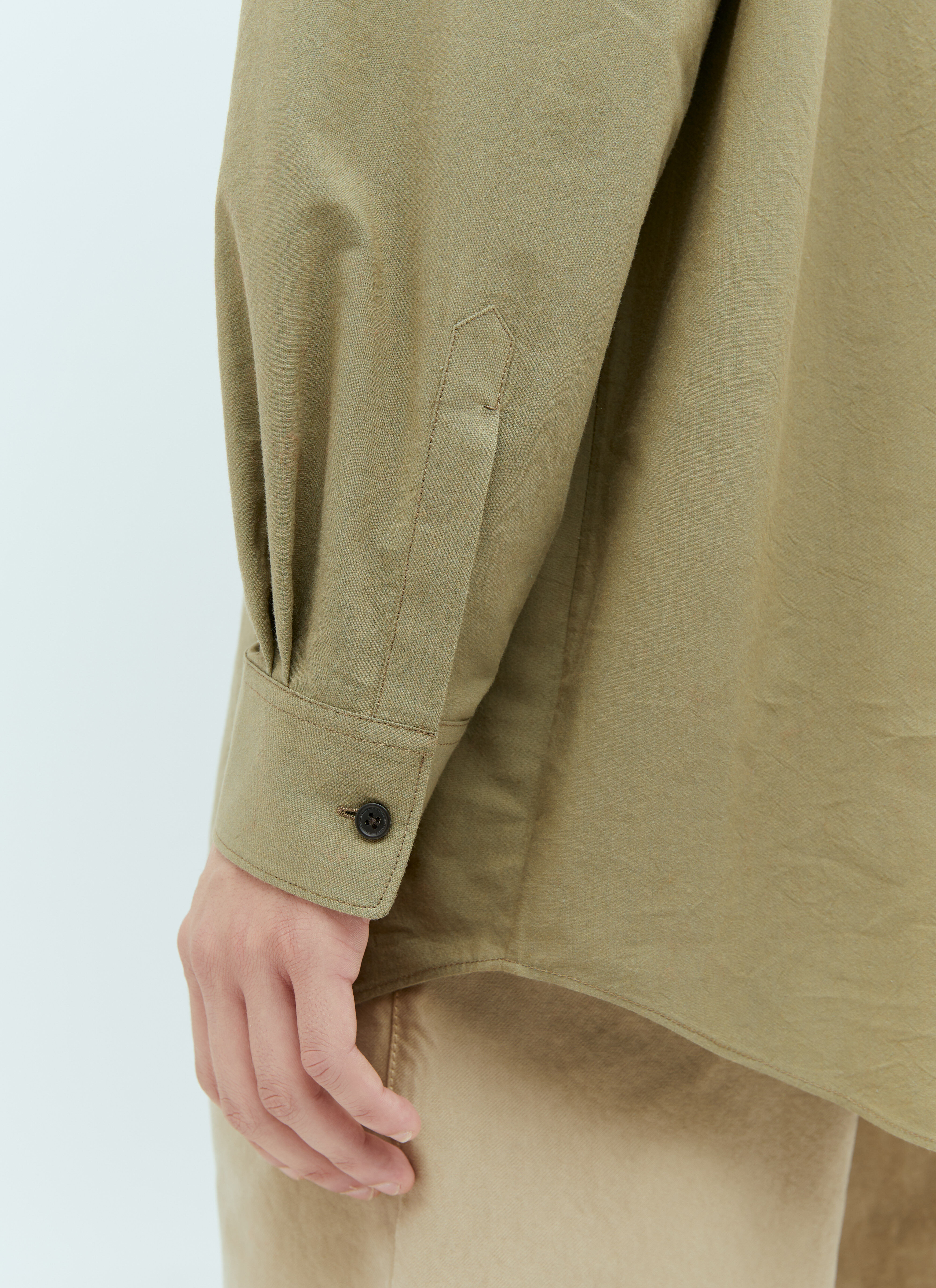 The Row Men's' Fili Shirt in Beige | LN-CC®