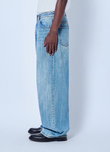 MM6 Maison Margiela Wide-Leg Denim Jeans Blue mmm0165008