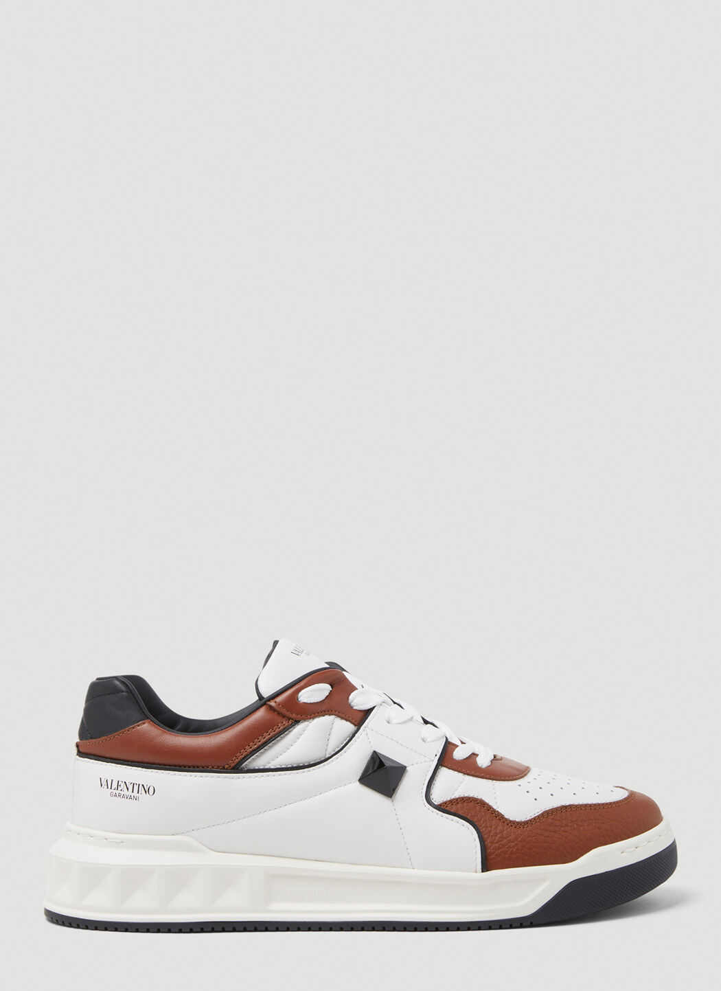Valentino One Stud Sneakers in White LN CC
