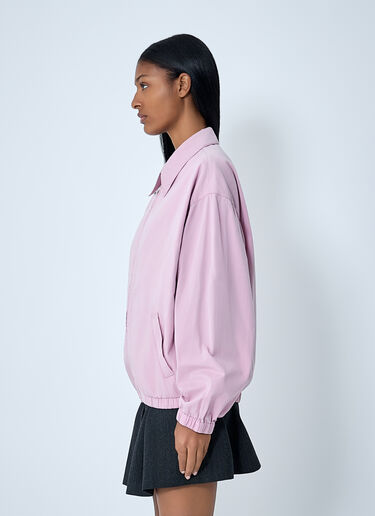 Gabardine Blouson Jacket Prada Gabardine Blouson Jacket White pra0262125