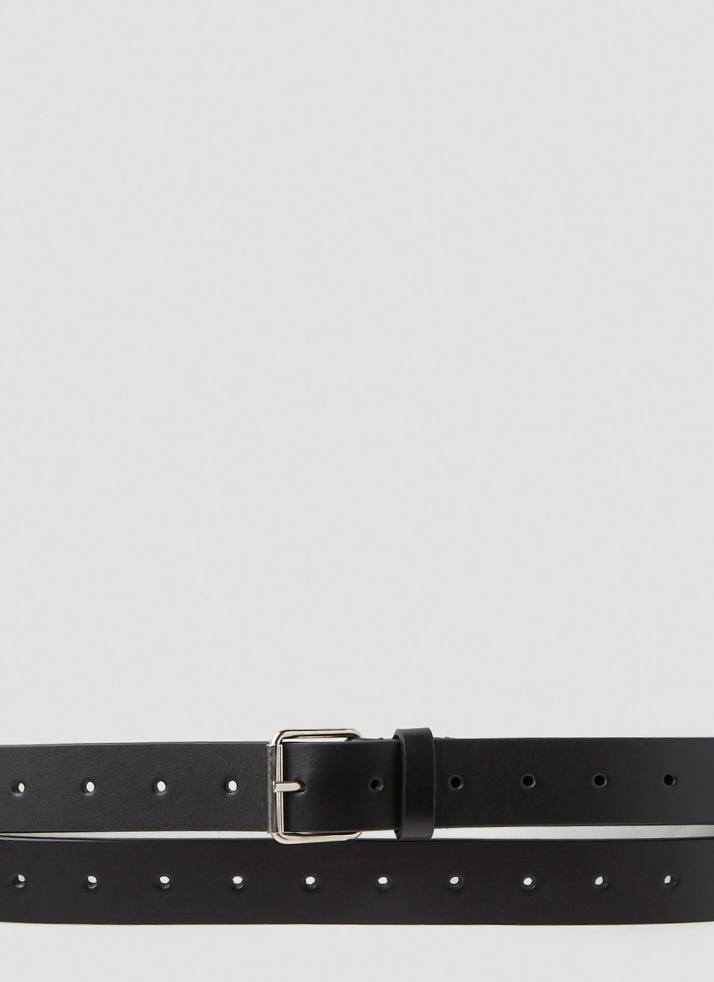 Vetements Super Long Double Belt Female Black