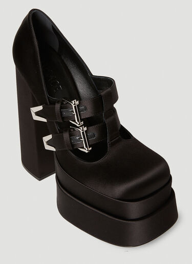 Versace Aevitas Platform Heels Black vrs0252030