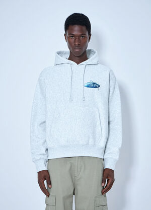 Stüssy Wave Oval Sweatshirt Grey sts0164029