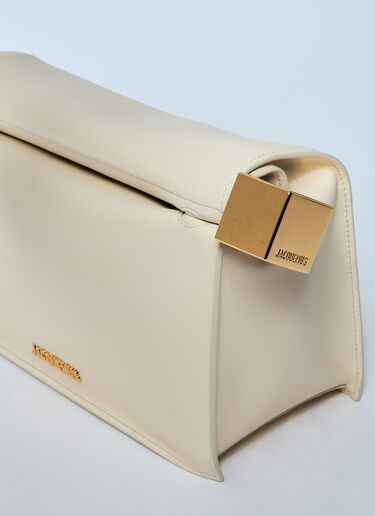 Jacquemus La Pochette Rond Carré Clutch Cream jac0260056