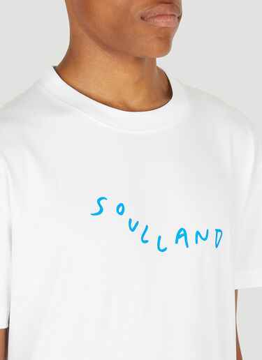 Soulland Marker Logo T-Shirt White sld0149004