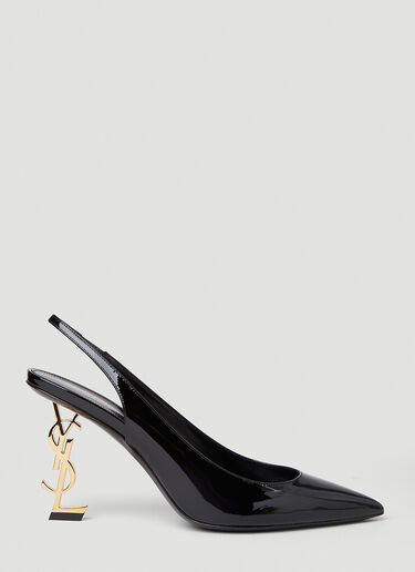 Saint Laurent Opyum Slingback Heels Black sla0251151