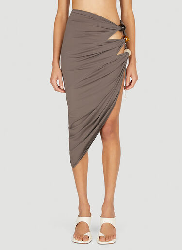 Jacquemus La Jupe Perola 半裙 灰色 jac0251046