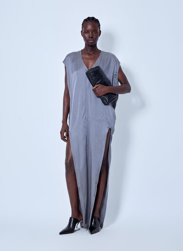 LN-CC® - Rick Owens: Arrowhead Gown - Grey Rick Owens Arrowhead Gown Grey ric0265010