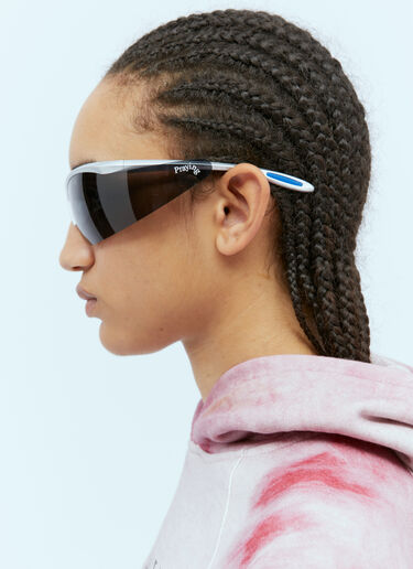 Wrap Around Sunglasses Praying Wrap Around Sunglasses Silver pry0354021