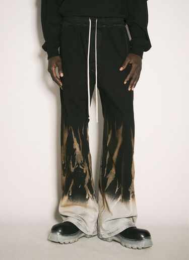 Rick Owens DRKSHDW Bleached Hem Jeans Black drk0158004