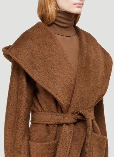 Max Mara Wrap Coat Brown max0242039