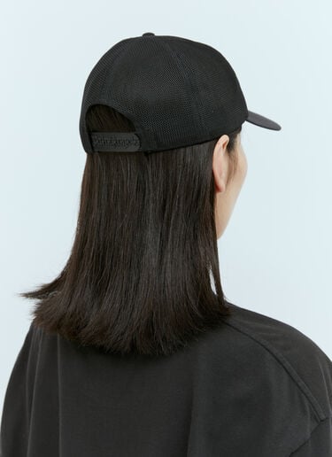 Moncler x Palm Angels 徽标贴饰棒球帽 黑色 mpa0355007