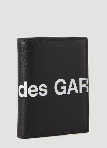 Comme des Garçons Wallet ロゴ 二つ折りウォレット ブラック cdw0346004