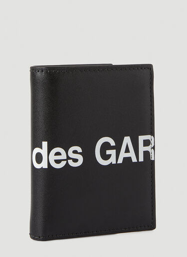 ロゴ 二つ折りウォレット Comme des Garçons Wallet ロゴ 二つ折りウォレット ブラック cdw0346004
