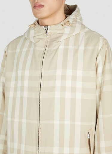 Reversible Stanford Check Padded Jacket Burberry Reversible Stanford Check Padded Jacket Beige bur0152044