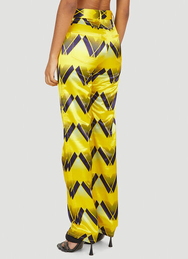 Meryll Rogge Graphic Print Pants Yellow rog0250007