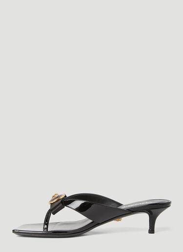 Versace ジャンニ リボンローミュール ブラック ver0255020