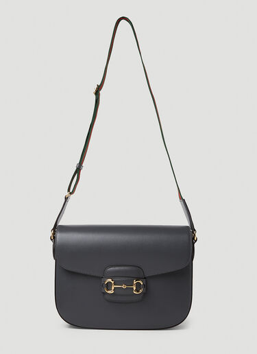 Horsebit 1955 Crossbody Bag Gucci Horsebit 1955 Crossbody Bag Dark Grey guc0151093