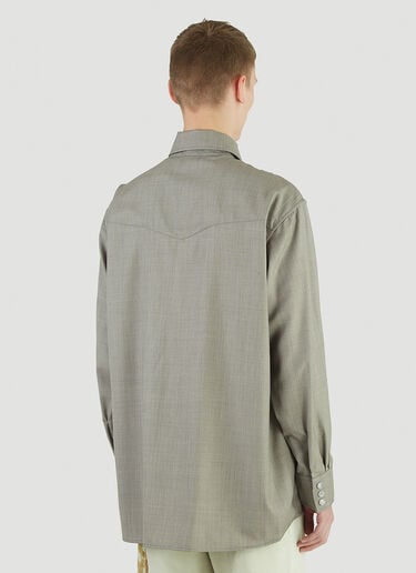 Cut Ranch Shirt Our Legacy Cut Ranch Shirt Grey our0144003