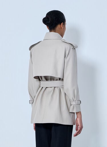 Max Mara Double-Breasted Trench Coat Beige max0264305