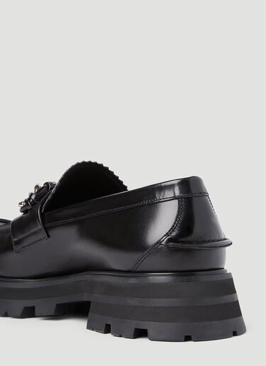 Alexander McQueen Wander Chain Loafers Black amq0151053