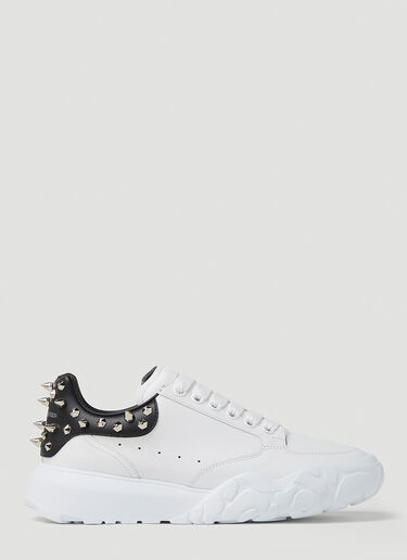 Alexander McQueen Studded Court Sneakers White amq0249037