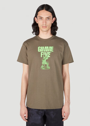 Gimme 5  ソルジャーTシャツ カーキ gim0152002