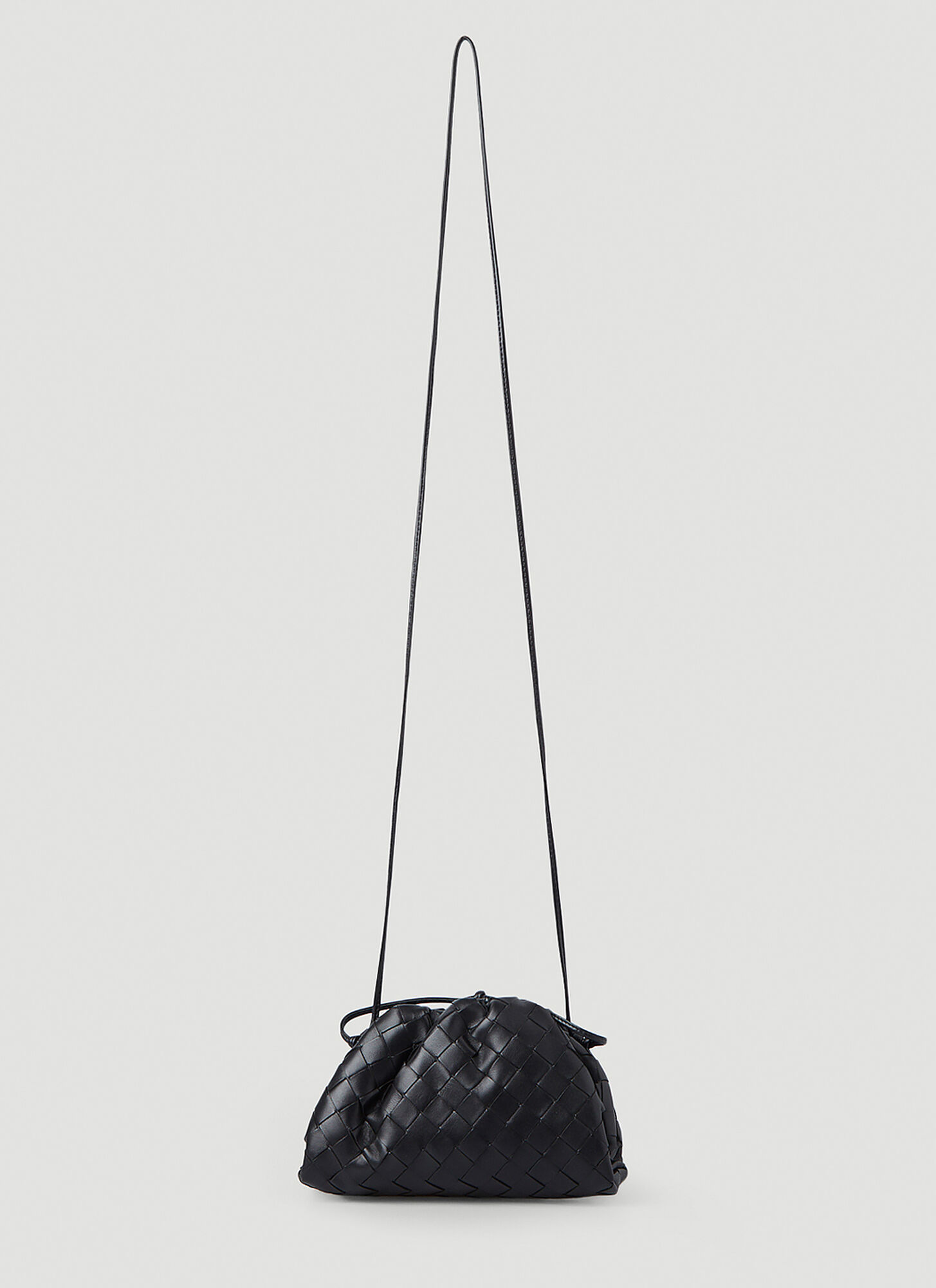 Bottega Veneta Intrecciato Pouch Jodie Mini Shoulder Bag Female Black