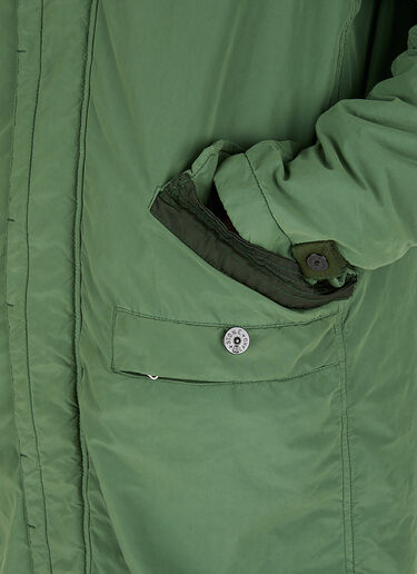 Stone Island Fish Tail Parka Coat Green sto0150015