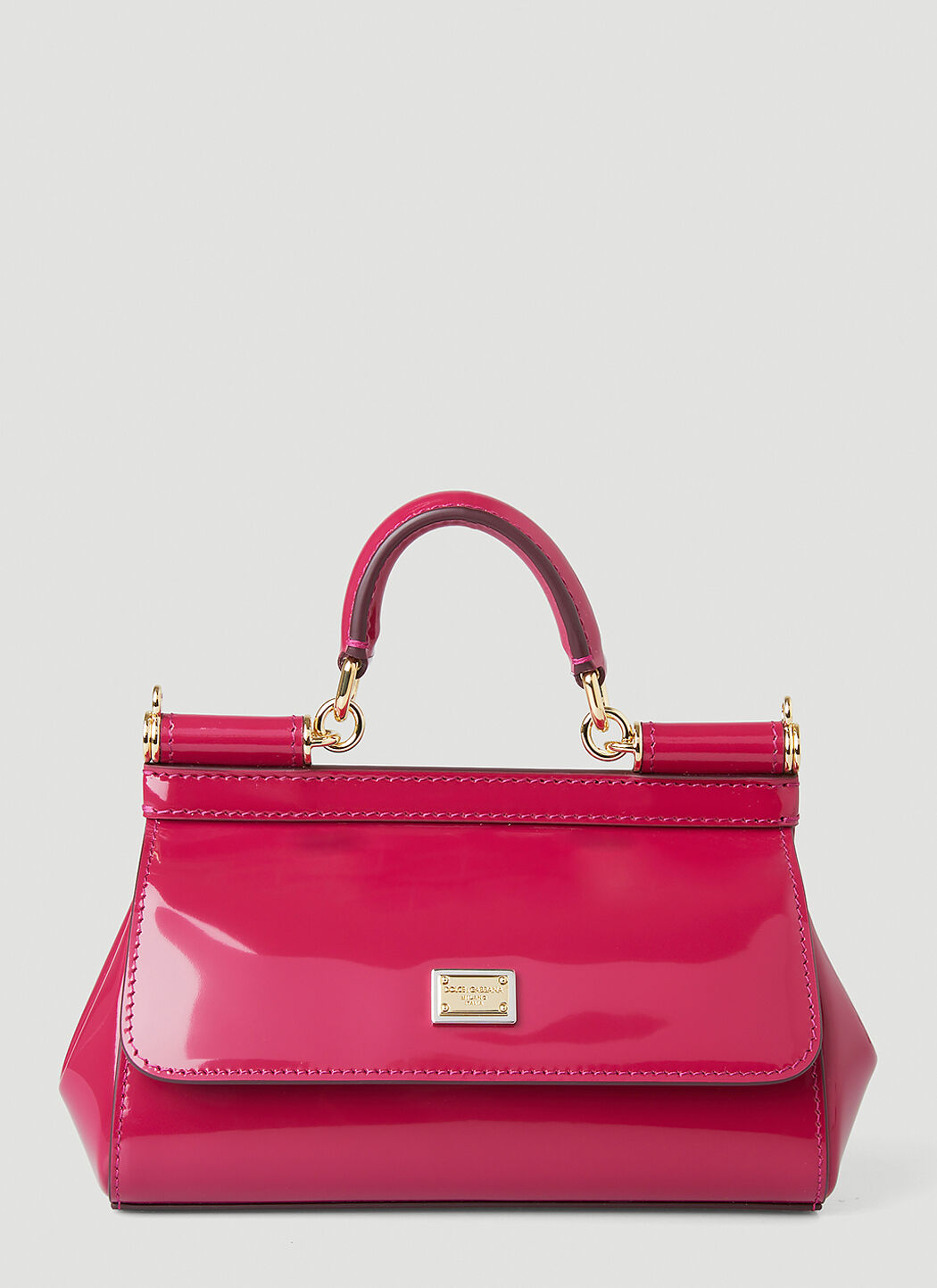 Dolce Gabbana Women s Sicily Small Shoulder Bag in Pink LN CC