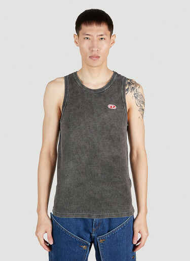 Diesel ロゴパッチタンクトップ グレー dsl0151024