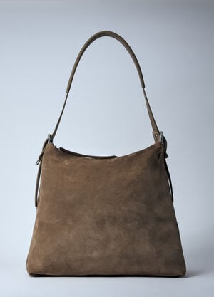Lemaire Belted Tote Bag Khaki lem0260019
