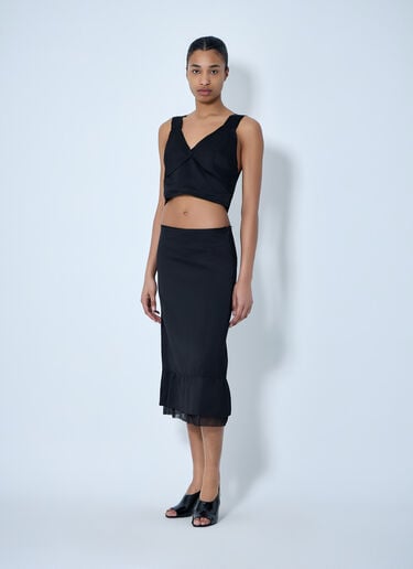 TOTEME V-neck Sleeveless Top Black tot0264022