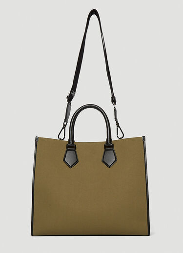 Dolce & Gabbana 刺绣徽标托特包 绿色 dol0147048